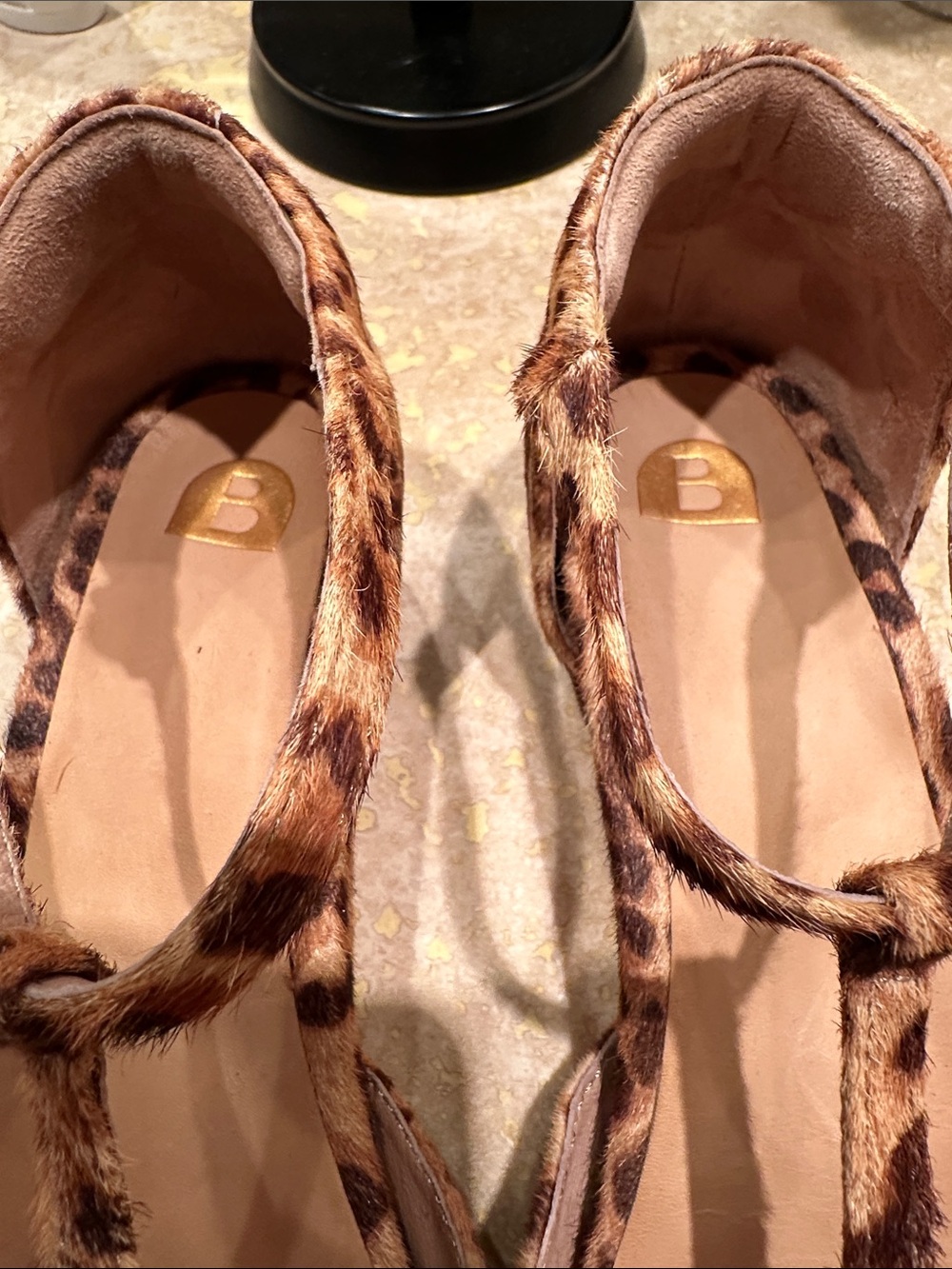 Bared Footwear Leopard-Print Pointed Slingback Flats in Brown - Picture 8 of 13